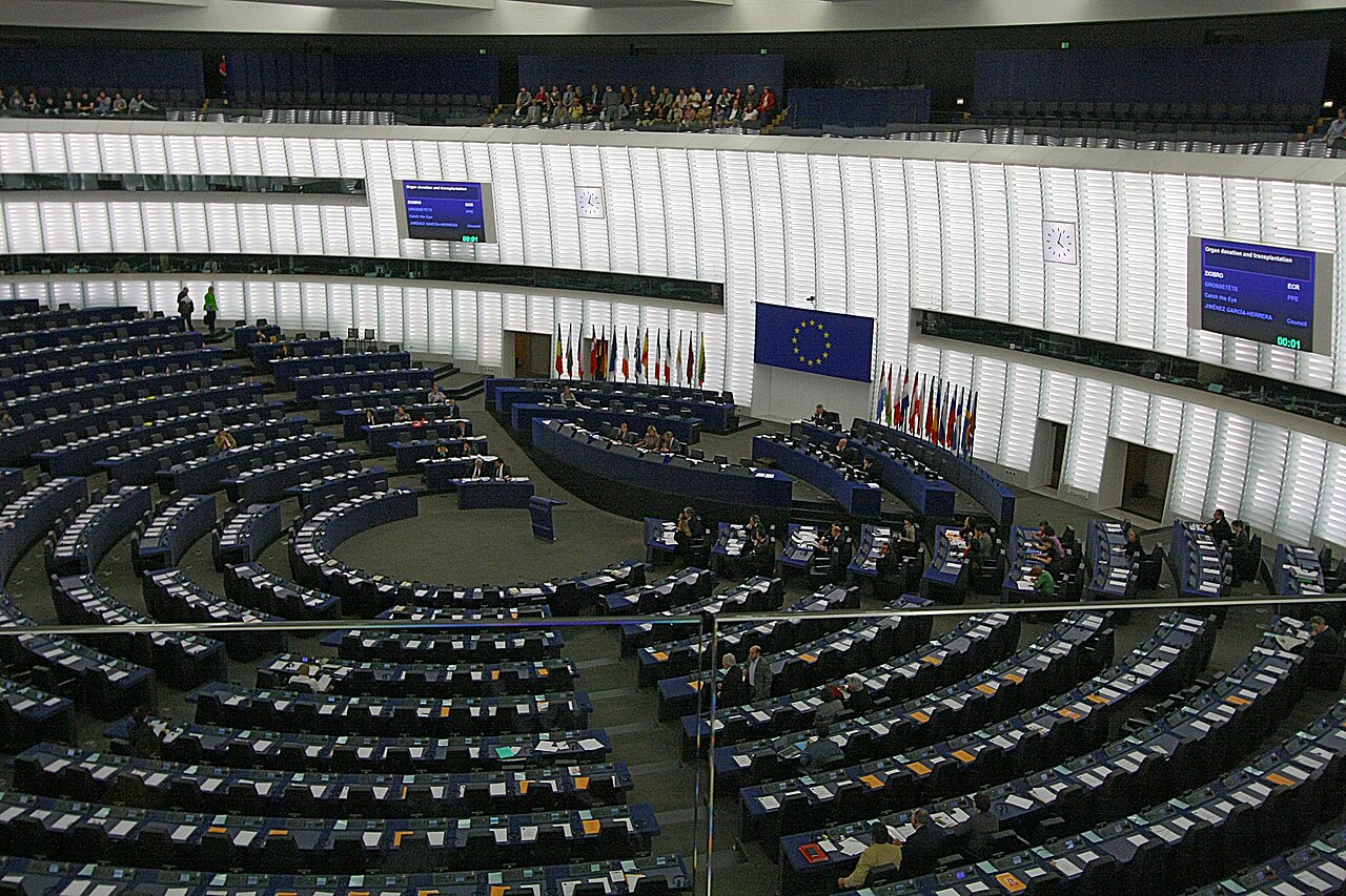 Hemiciclo del Parlamento Europeo en Estrasburgo. Archivo.