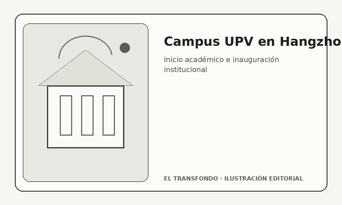 Edificio universitario y conexiones internacionales